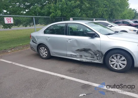 2013 Volkswagen Jetta 2.0L S из США, поврежденный, VIN 3VW2K7AJXDM247321